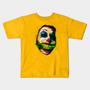 Can’t Sleep Scary Clown Smiling Green Teeth Halloween Kids T-Shirt